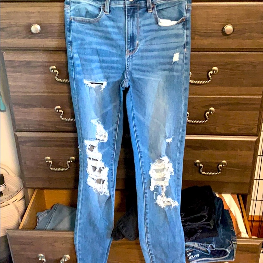 American eagle blue jeans